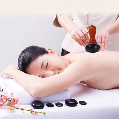 Massagem Elétrica de Gua Sha Cupping Massagem com Pedras Quentes para Relaxar os Músculos Escrava Pele e Tratamento de Moxibustião no Corpo