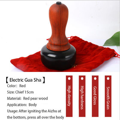 Massagem Elétrica de Gua Sha Cupping Massagem com Pedras Quentes para Relaxar os Músculos Escrava Pele e Tratamento de Moxibustião no Corpo