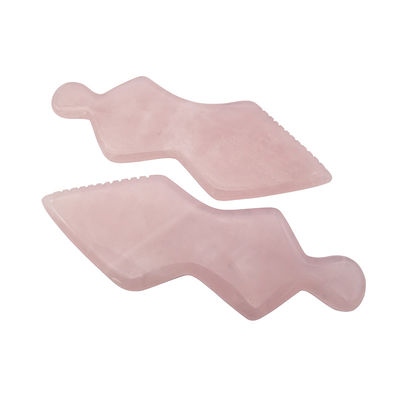 Ferramentas faciais de Guasha Rosa de Jade Natural para SPA Corpo Rosto Pescoço e Olhos Cuidados da Pele Massagista facial