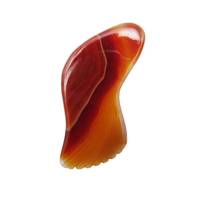 Red Agate Gua Sha ferramenta de massagem para SPA terapia de acupuntura e massagem facial e corpo cuidados de saúde Beaut