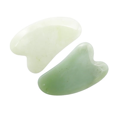 Xiuyan Jade Guasha Board para Cuidados da Pele e do Corpo Forma do Coração Gua Sha Massagem Ferramenta para Aliviar a Tensão Muscular