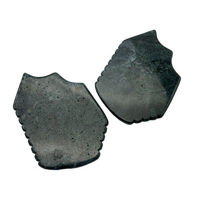 Massagista facial de pedra de agata de grama natural esculpida à mão para cuidados com a pele