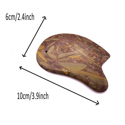 Suporte OEM/ODM Natural Nuwa Stone Facial Gua Sha Scraping Skin Massage Tool para Elevação Médica e Beleza Portáteis