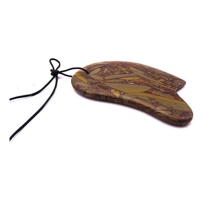 Suporte OEM/ODM Natural Nuwa Stone Facial Gua Sha Scraping Skin Massage Tool para Elevação Médica e Beleza Portáteis