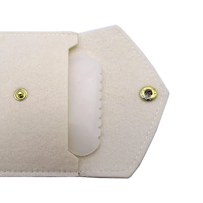 Massagista corporal portátil portátil Tabela de Gua Sha Afegã de jade branco para cuidados personalizados da pele e do corpo