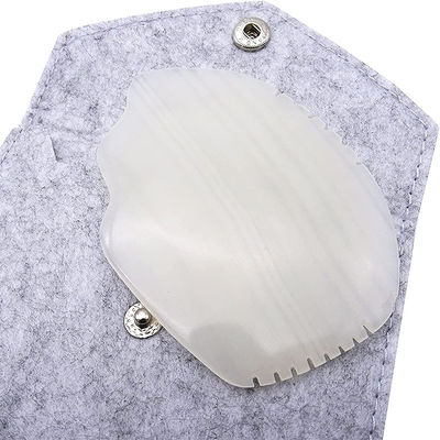 Massagem / Elevação Firmamento / Função Anti-Envelhecimento Natural Afegã Jade Branco Gua Sha Tabela para Massagem Spa Acupuntura Terapia