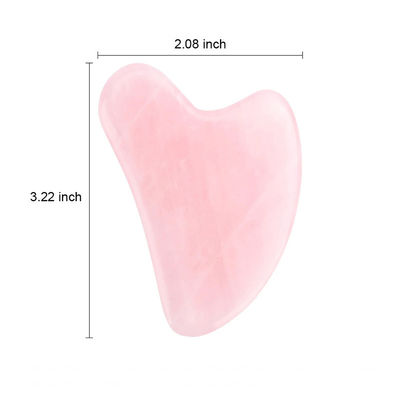 Ferramenta de massagem de pedra portátil de jade natural Gua Sha para rosto pescoço levantamento de pele remoção de rugas cuidados de beleza fisioterapia
