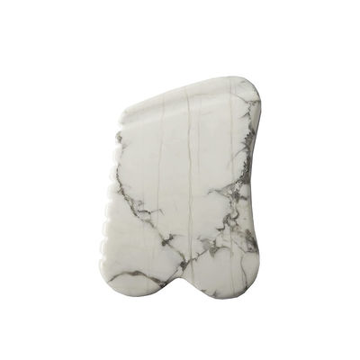 Massagem facial natural com suporte OEM/ODM Gua Sha Stone Mookaite Guasha Turquesa Branca para reduzir linhas finas faciais