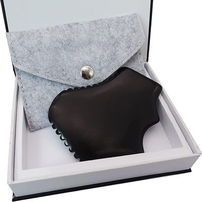 Marca privada Gua Sha Jade Massagem Facial Massagem Natural Bian Pedra Facial Guasha ferramenta de raspagem com design portátil