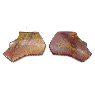 Massagem e elevação Firming Gua Sha Massager para cristal natural Quartz Beauty Scrapping Plate