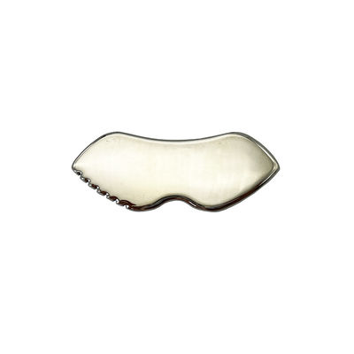 Guasha de aço inoxidável Massagem muscular relaxante Ferramenta de metal para massagem facial Massagem de tecido sonda de fisioterapia placa de raspagem