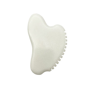 Massagista facial portátil Gua Sha Scraper Pedra de jade natural Massagista de cuidados com a pele para corpo Pescoço costas beleza saúde olho SPA