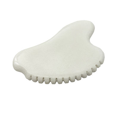 Massagista facial portátil Gua Sha Scraper Pedra de jade natural Massagista de cuidados com a pele para corpo Pescoço costas beleza saúde olho SPA