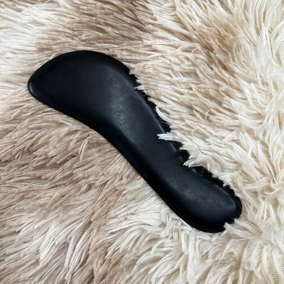 Massagista facial Jade Gua Sha Tabela de raspador de pedra natural para relaxamento muscular do meridiano do rosto / corpo Massagem corporal Cuidados com a pele