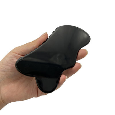 Massagista Facial Obsidiana Guasha Bela Massagem Escrava Negro Obsidiana Massagista Facial Acupuntura Gua Sha Eye Face Board SPA Tool