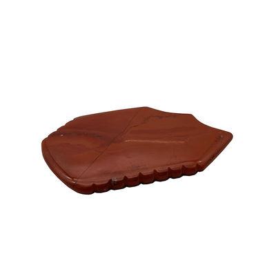 Red Jasper Facial Guasha Skin Lifting Firming Natural Hand Healing Jade Gua Sha Facial Massage Tool Portátil e de mão