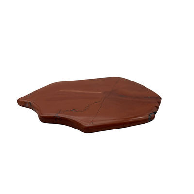 Red Jasper Facial Guasha Skin Lifting Firming Natural Hand Healing Jade Gua Sha Facial Massage Tool Portátil e de mão