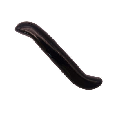 Obsidiano Natural S-Forma Massage Wand Crystal Healing Yoni Wand Massager Stick para Rejuvenescimento Facial e Corpo
