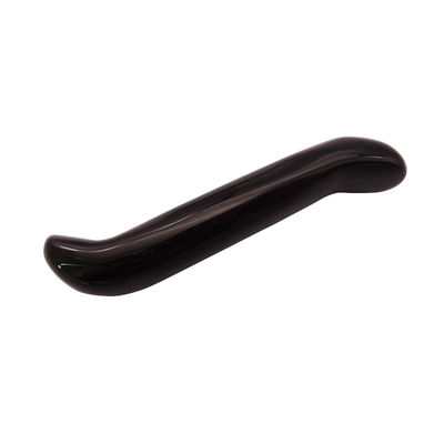 Obsidiano Natural S-Forma Massage Wand Crystal Healing Yoni Wand Massager Stick para Rejuvenescimento Facial e Corpo