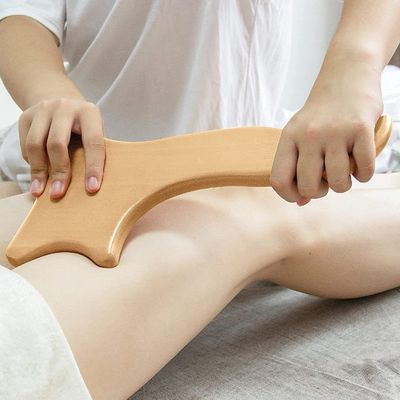 Roller muscular de madeira de faixa para cosmetologia corporal alívio da dor e drenagem linfática massagem terapia massagista