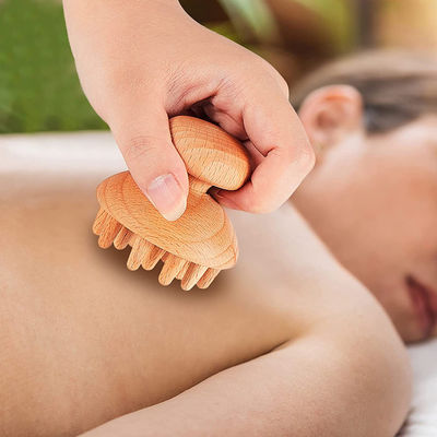 Tabela de Guasha de Cabeça de Madeira para Cosmetologia Ferramenta de Massagem Anti-celulite Drenagem Linfática Formação corporal Terapia de madeira