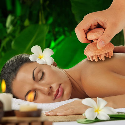 Tabela de Guasha de Cabeça de Madeira para Cosmetologia Ferramenta de Massagem Anti-celulite Drenagem Linfática Formação corporal Terapia de madeira