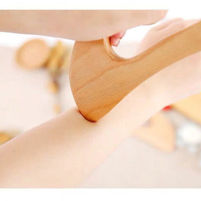 Ferramenta de drenagem linfática de madeira Cosmetologia corporal Massagista para ativar Qi e dragagem de colaterais na terapia de madeira