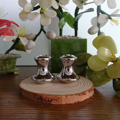 Gua Sha Massagem de cogumelos de aço inoxidável Pedra quente 3,5 * 3,5 * 2,1 polegadas Tamanho e eficácia