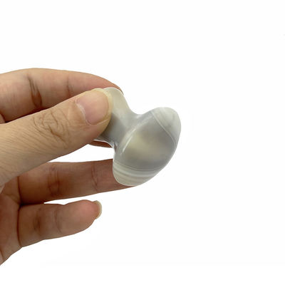 2024 Pedra de Sangue Agate Cinzento Pedra de Jade Gua Sha Fungo Pedra de Massagem para Redução de Linhas Finais no Rosto Pescoço Corpo