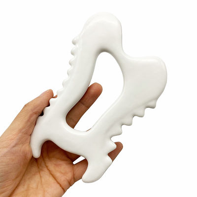 Ferramenta de massagem facial Gua Sha Cerâmica para o rosto Olho Pescoço Cabeça traseira V-face levantamento anti-envelhecimento Cuidados da pele músculo do corpo relaxante
