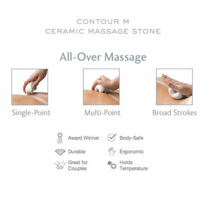Experimente o poder curativo tradicional da ferramenta facial de cerâmica Gua Sha para relaxar o corpo