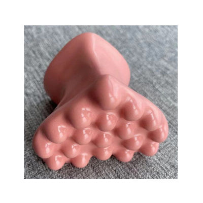 Logotipo personalizado Rosa 3D em forma de coração Universal Cerâmica Gua Sha Escrava ferramenta de massagem para olhos rosto pescoço pele massagista corporal