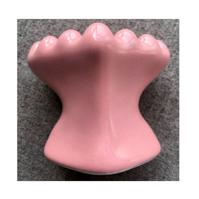 Logotipo personalizado Rosa 3D em forma de coração Universal Cerâmica Gua Sha Escrava ferramenta de massagem para olhos rosto pescoço pele massagista corporal