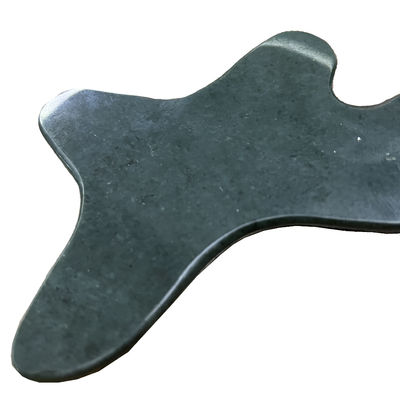 Função de controle de tempo Nefrita verde escuro Gua Sha Stone para cuidados com o corpo e alívio da fadiga Design portátil