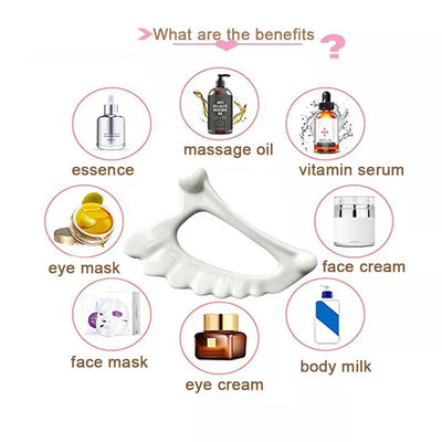 Facial raspando massagista Gua Sha para função facial ferramenta de massagem cerâmica Guasha