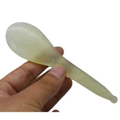 Caneta de massagem de ponto de acupuntura em forma de colher amarela Xiuyan Jade Stick Eye Massager Pen com e aceitável Serviço OEM/ODM