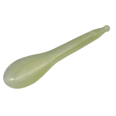 Caneta de massagem de ponto de acupuntura em forma de colher amarela Xiuyan Jade Stick Eye Massager Pen com e aceitável Serviço OEM/ODM