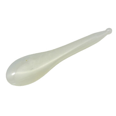 Caneta de massagem de ponto de acupuntura em forma de colher amarela Xiuyan Jade Stick Eye Massager Pen com e aceitável Serviço OEM/ODM