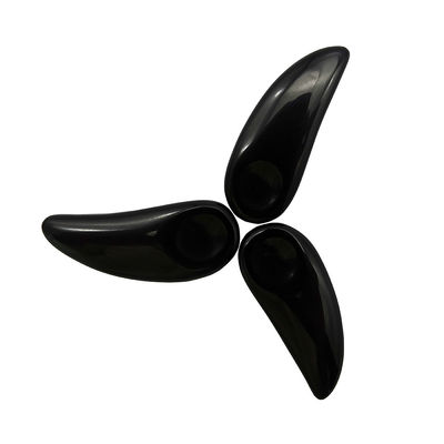Massagista Facial Negro Mini Obsidiana Cosmético Cucharão de Guasha Creme de Olho Maquiagem Escola Espatula Bastão para Massagem de Alivio Ocular