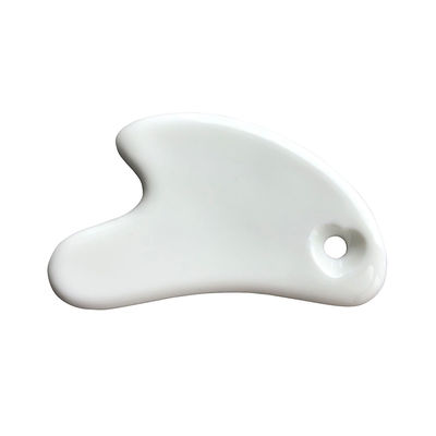 Tabela de massagem Gua Sha em forma de coração branco Gua Sha Ferramentas faciais para todos os tipos de pele limpa Antienvelhecimento