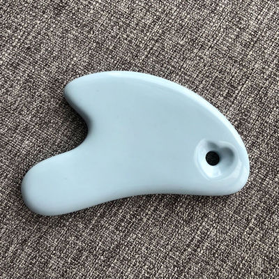 Tabela de massagem Gua Sha em forma de coração branco Gua Sha Ferramentas faciais para todos os tipos de pele limpa Antienvelhecimento