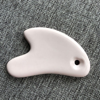 Tabela de massagem Gua Sha em forma de coração branco Gua Sha Ferramentas faciais para todos os tipos de pele limpa Antienvelhecimento