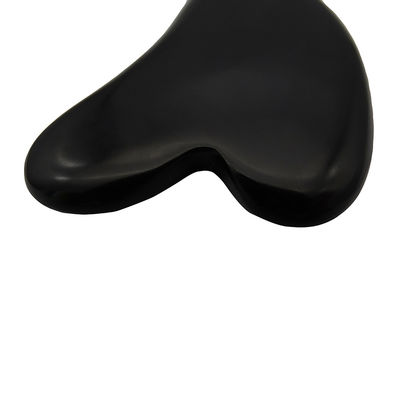 Pedra Bian Negra Natural Forma de Coração Gua Sha Massagem Ferramenta para Spa Relaxante Meditação