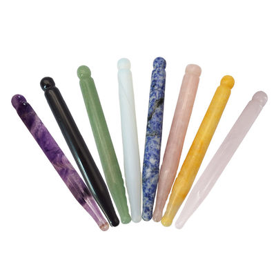 Cara fina Gua sha Ferramentas Ametista Natural Acupressão Guasha Massagem Therapy Pen para todo o corpo