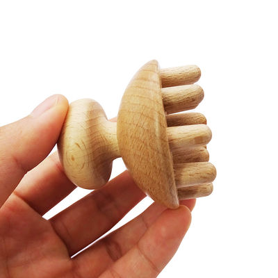 Função Musical Cogumelo de madeira Gua Sha ferramenta de massagem terapêutica para drenagem linfática de mão e corpo inteiro
