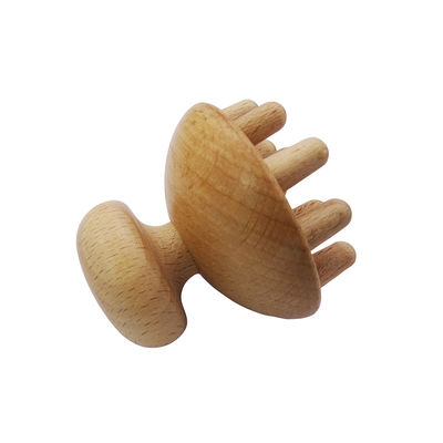 Função Musical Cogumelo de madeira Gua Sha ferramenta de massagem terapêutica para drenagem linfática de mão e corpo inteiro