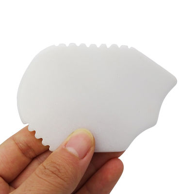 Logotipo personalizado Gua Sha Massage Tool Natural White Jade Guasha Board para Rosto Pescoço Braço costas Corpo Anti-Rugas Anti-envelhecimento