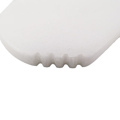 Logotipo personalizado Gua Sha Massage Tool Natural White Jade Guasha Board para Rosto Pescoço Braço costas Corpo Anti-Rugas Anti-envelhecimento