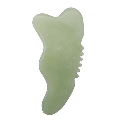 Xiuyan Jade Gua Sha Massagem Ferramenta para Facial Esculptor Massagem corporal Promove o fluxo sanguíneo e reduz a tensão Fácil de segurar