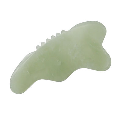 Xiuyan Jade Gua Sha Massagem Ferramenta para Facial Esculptor Massagem corporal Promove o fluxo sanguíneo e reduz a tensão Fácil de segurar